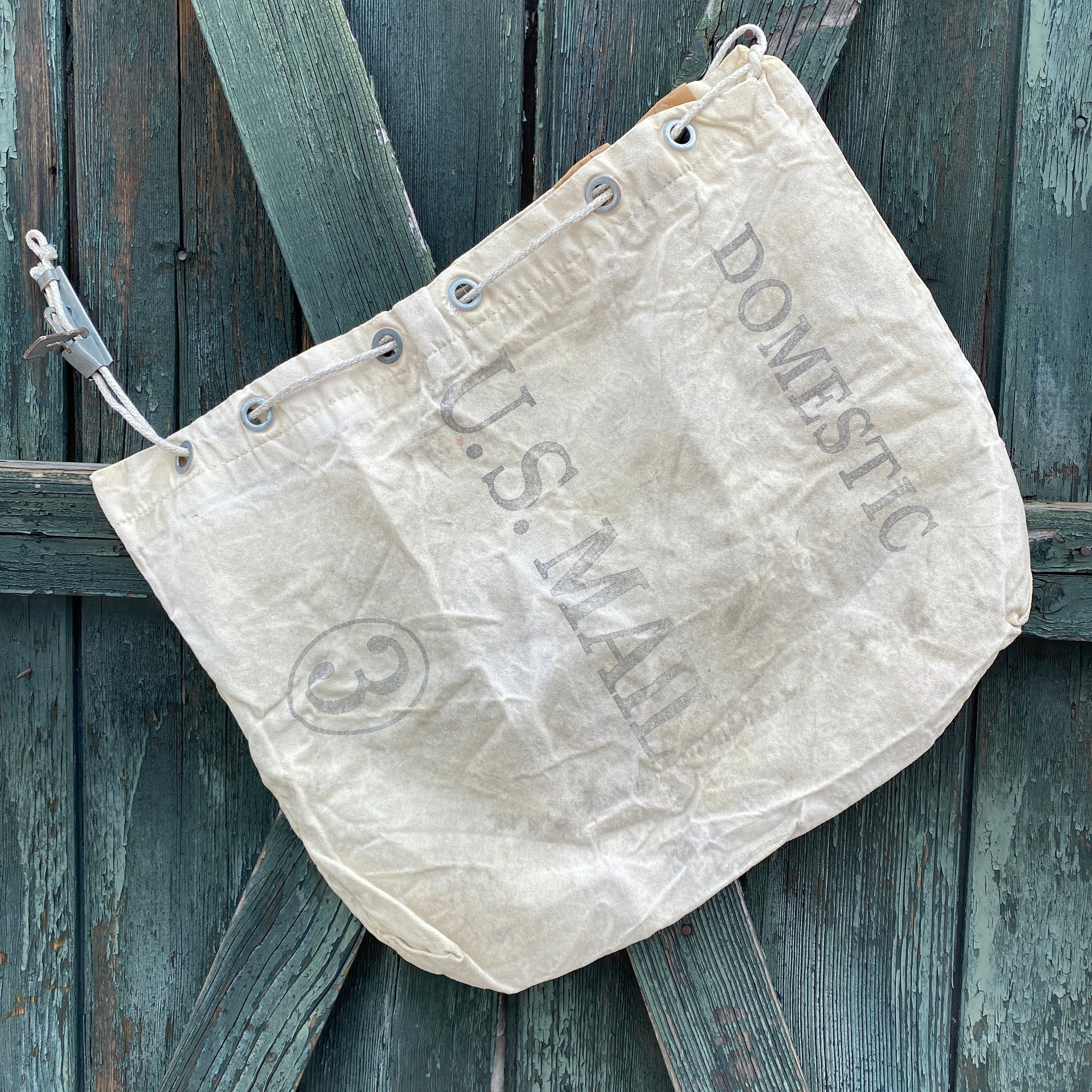 LARGE Vintage USPS Cotton Domestic U.S. Mail Bag #3 - 1970s Mail 