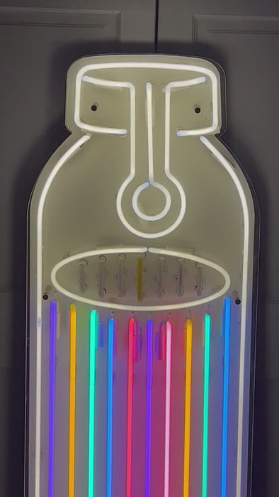 Big Neon Juice Bottle Sign Light , Neon Rainbow Bar Restaurant Decor, Fresh Juice Sign, NO SHIPPING!